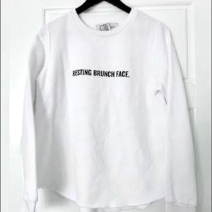 Women’s Crewneck Sweater “Resting Brunch Face”